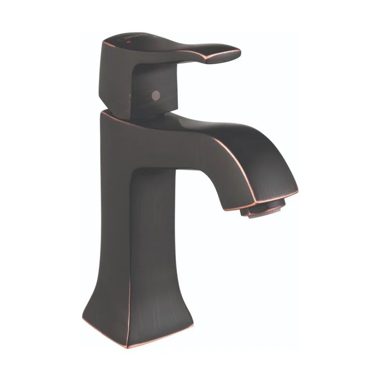 Polished Nickel Modern Single Hole Brass Bathroom Faucet