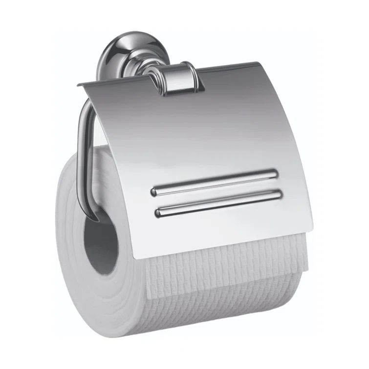 Polished Nickel Modern Wall Mounted Toilet Paper Holder