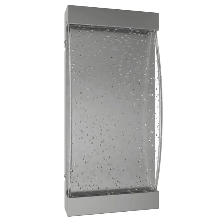 Glacier Avenue 15" Polished Nickel Dimmable Sconce