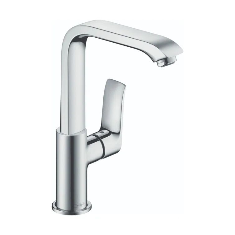 Modern Brushed Nickel Single Hole Vessel Faucet with Eco-Friendly Design