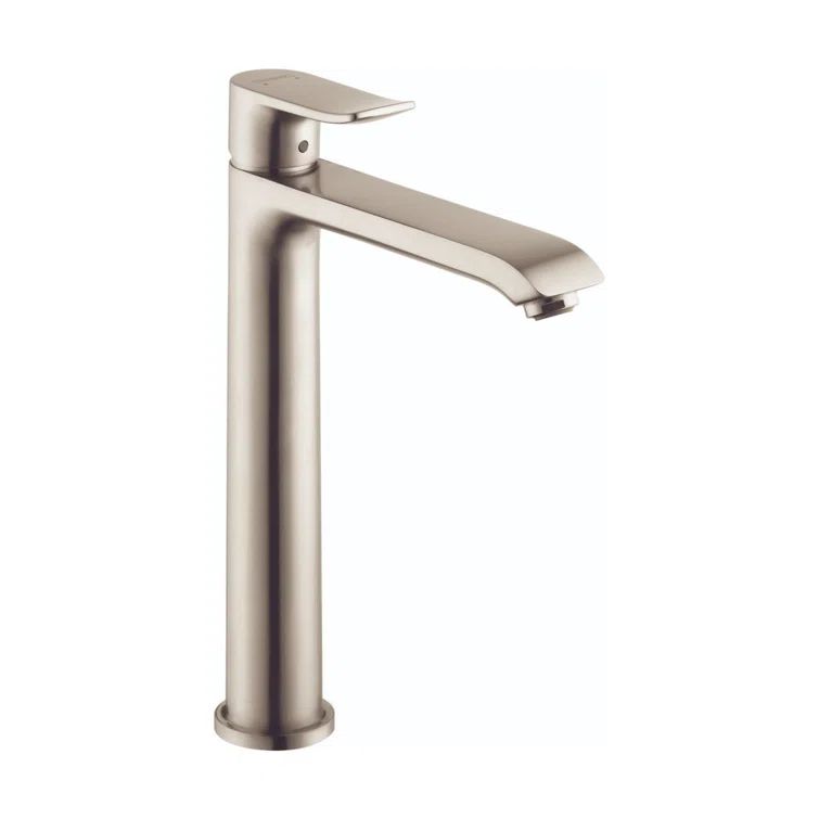 Eco-Friendly Brushed Nickel Single Hole Vessel Faucet