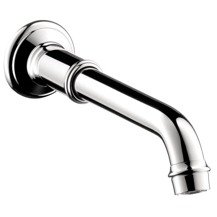 Traditional Chrome Wall Mounted Tub Spout