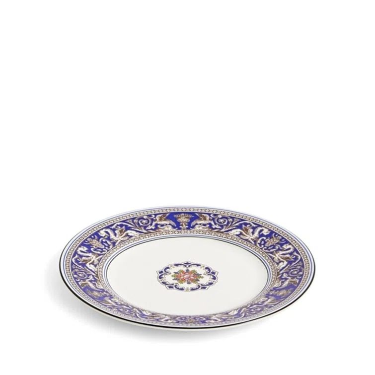 Florentine Blue Handcrafted Porcelain Salad Plate 8.1"