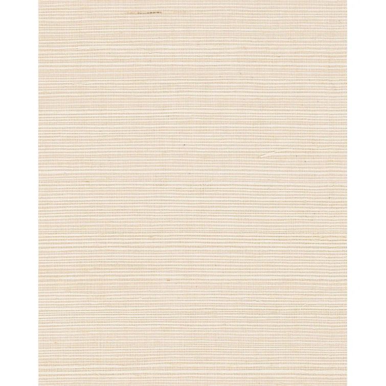 Plaster Sisal Peel and Stick Grasscloth Wallpaper Roll