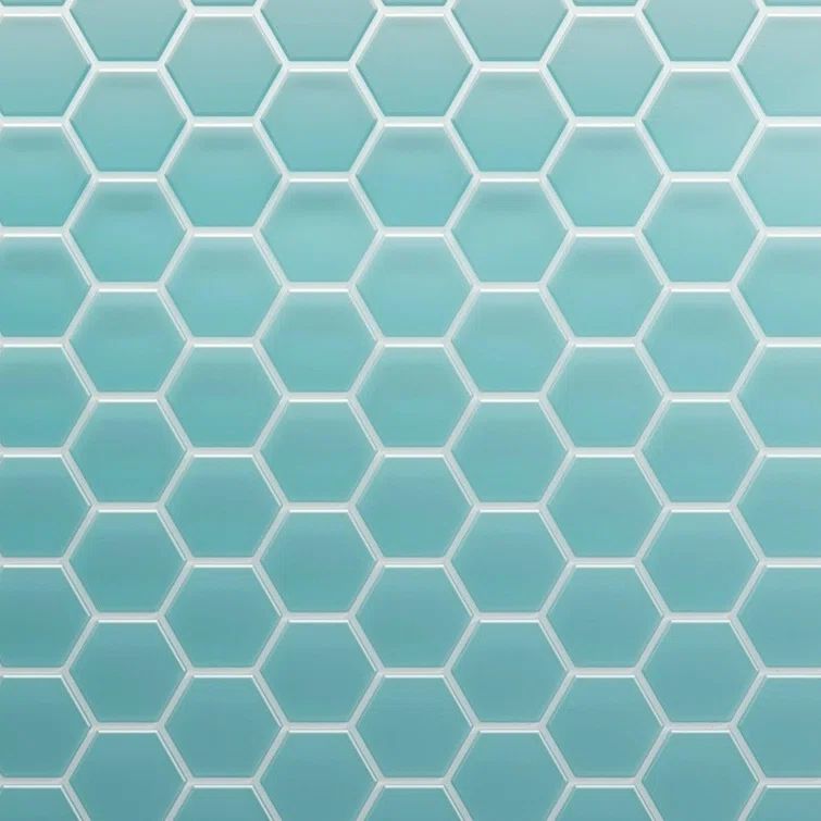 Skyline Matte 11x12 Glass Honeycomb Mosaic Tile