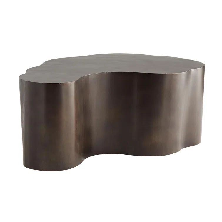 Bronze Sculptural Metal Coffee Table