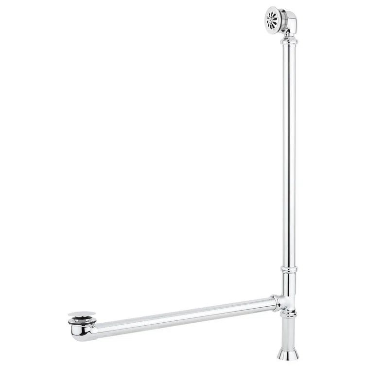 Dorset 66" Cast Iron Freestanding Tub with Chrome Drain