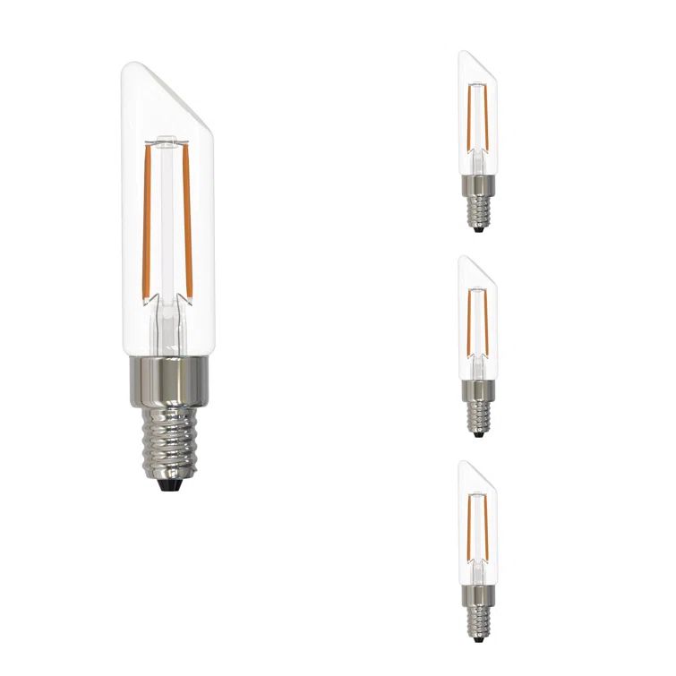 Clear Dimmable LED Filament Light Bulbs Pack of 4