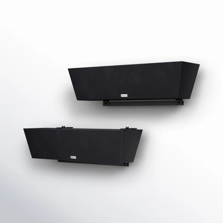 Black 36" Recycled Plastic Railing Planter Set of 2