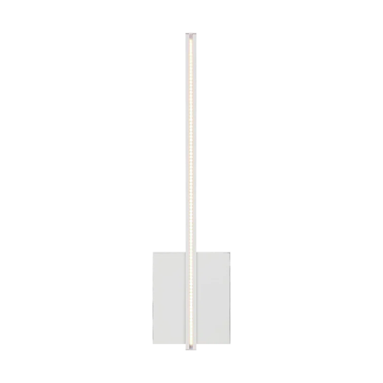 Kenway Chrome 1-Light LED Acrylic Shade Sconce, Dimmable