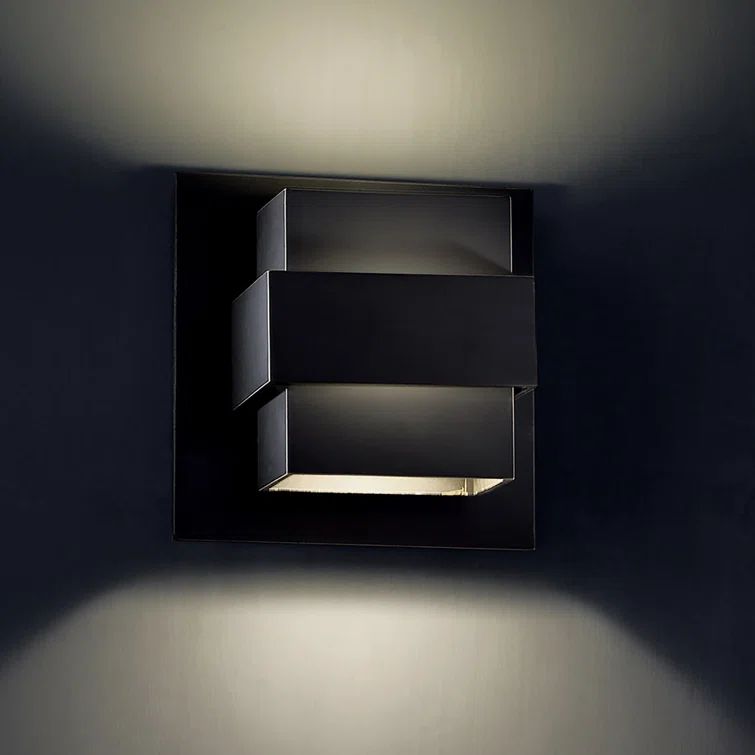 Pandora Bronze 11" LED Outdoor Wall Light with Clear Glass