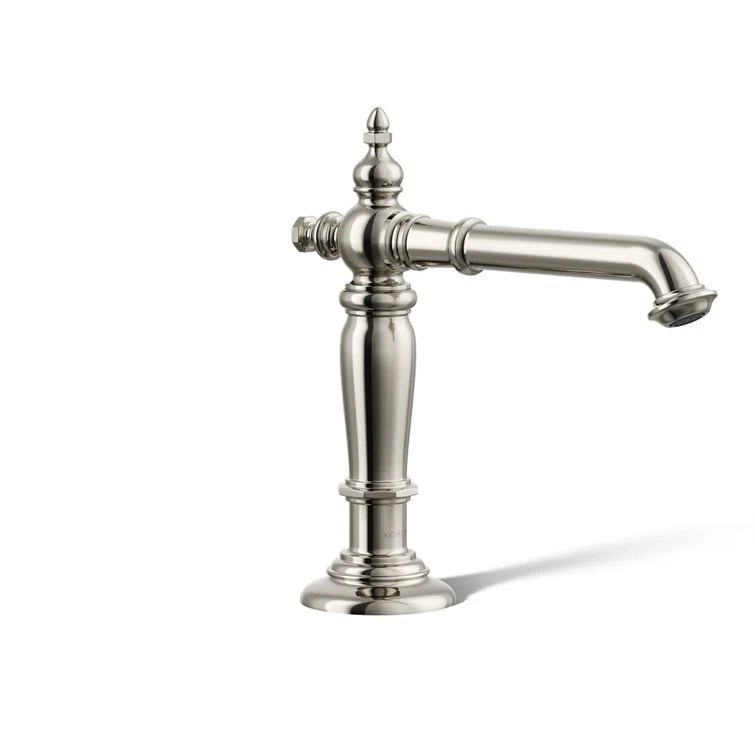 Artifacts Elegant Column 17'' Polished Nickel Bathroom Sink Spout