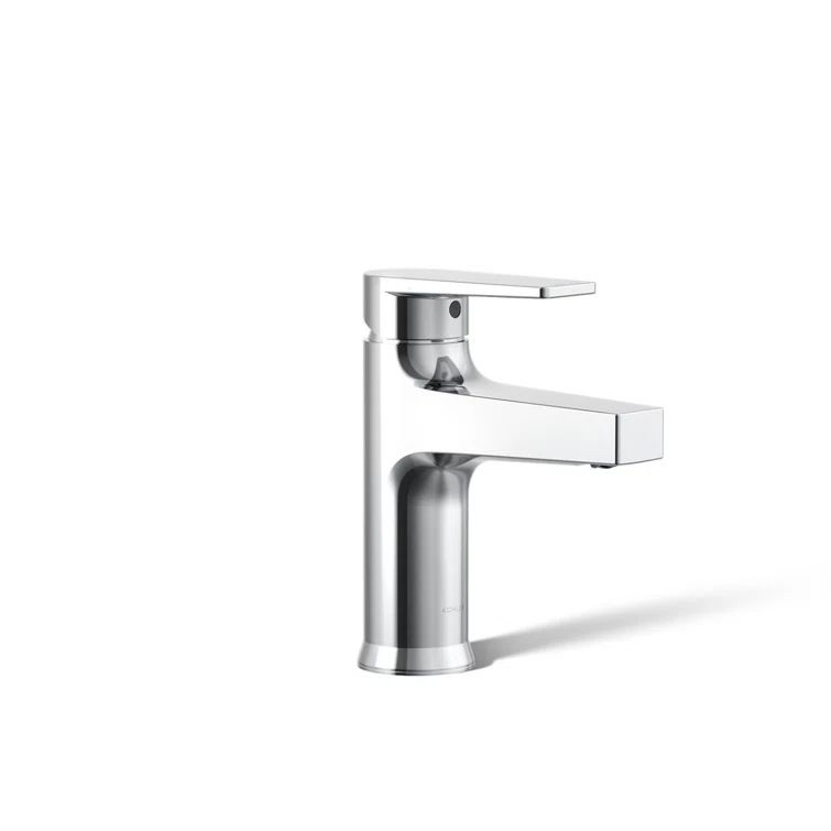 Polished Chrome Single-Handle Bathroom Sink Faucet