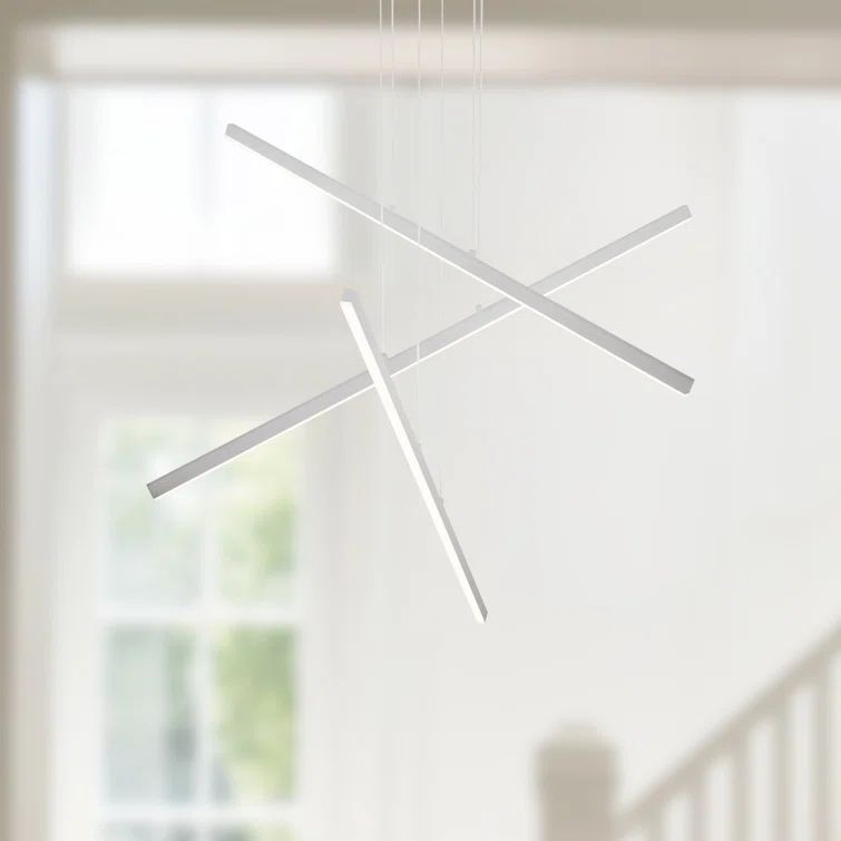 Vega 45" Brushed Nickel LED Pendant Light