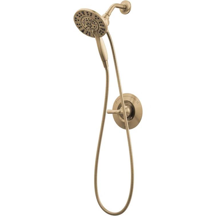 Champagne Bronze Multi-Head Wall Mounted Shower Faucet