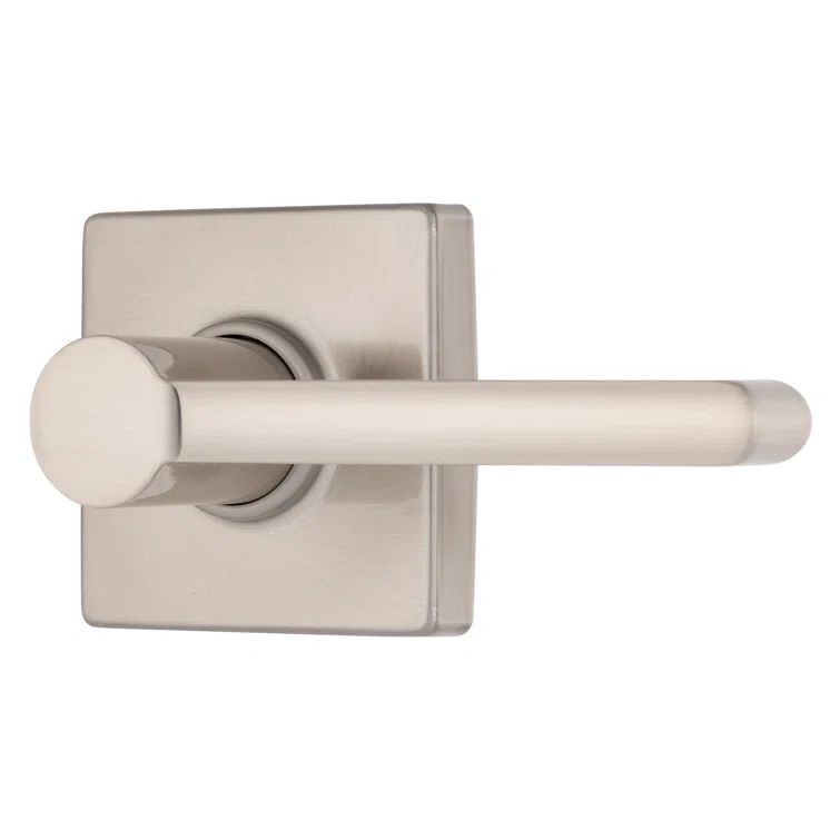 Satin Nickel Contemporary Non-Locking Interior Door Lever