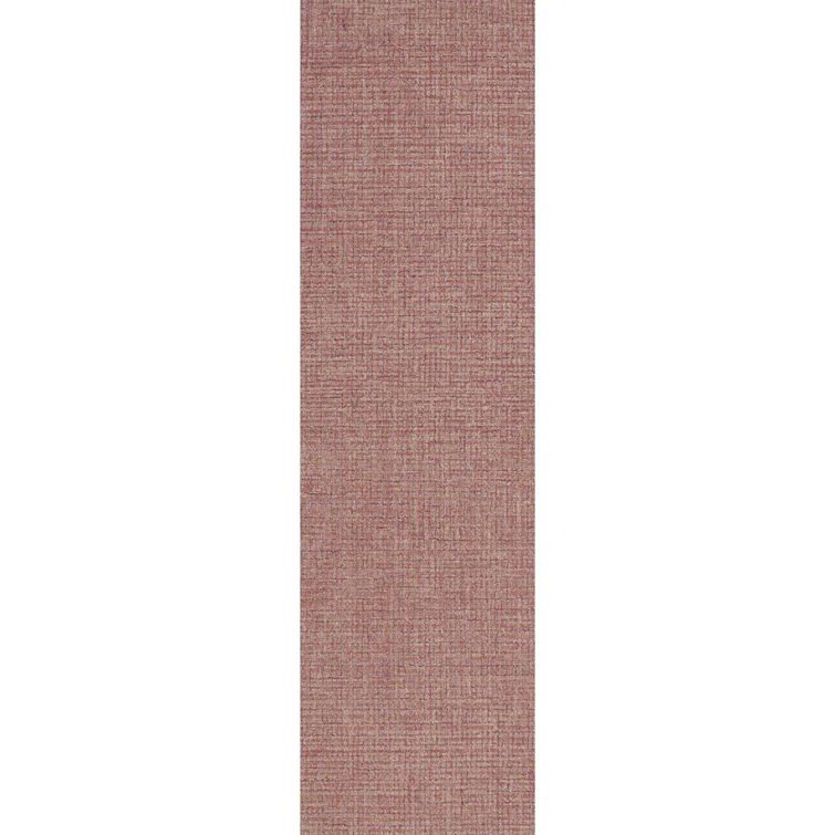 Hand-Tufted Spice Wool Runner Rug with Cotton Backing