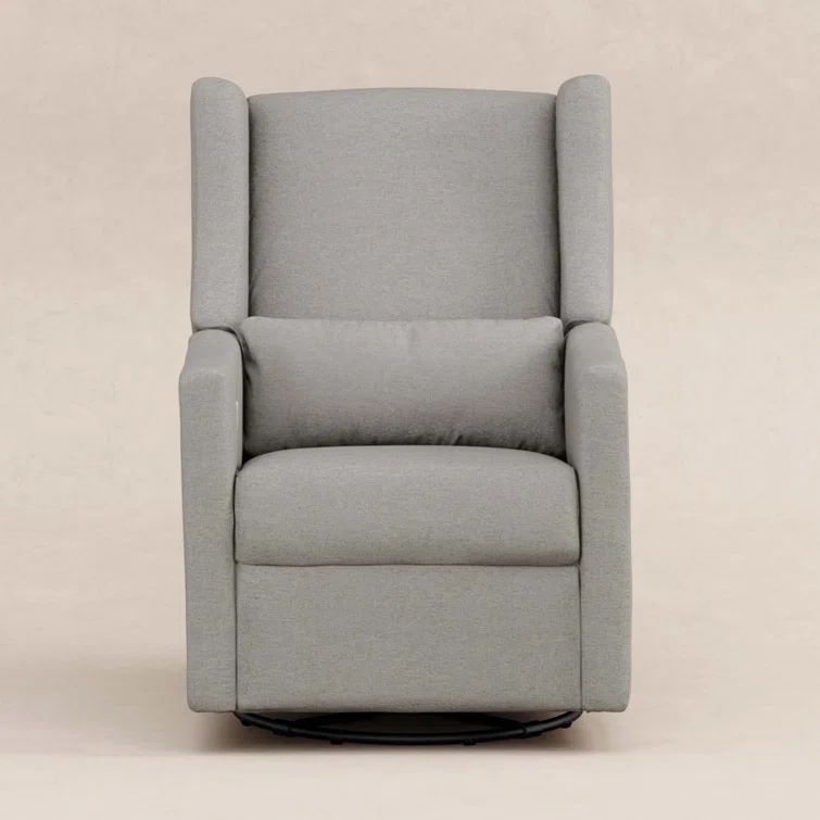 Eco-Weave Grey Performance Swivel Reclining Armchair with USB