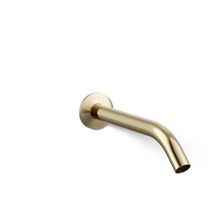 Vibrant French Gold Wall-Mount Bathroom Sink Faucet Spout