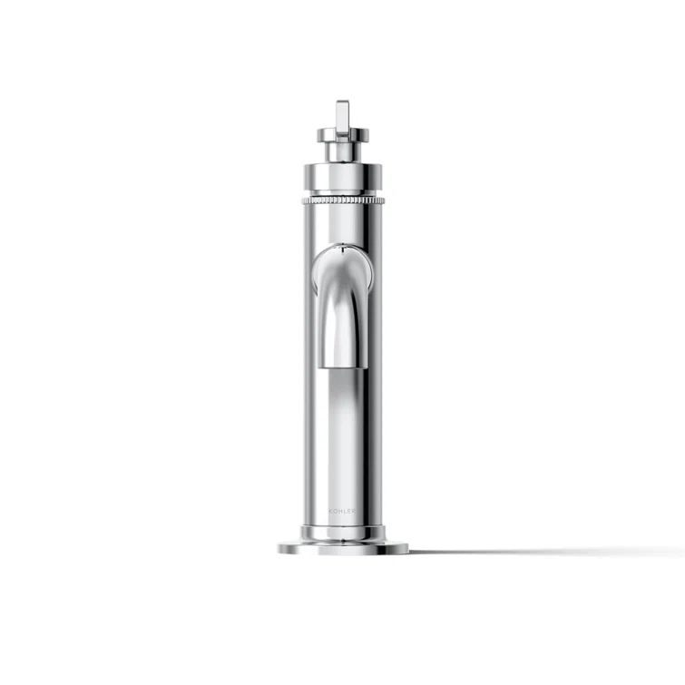 Polished Chrome Single-Handle Bathroom Sink Faucet