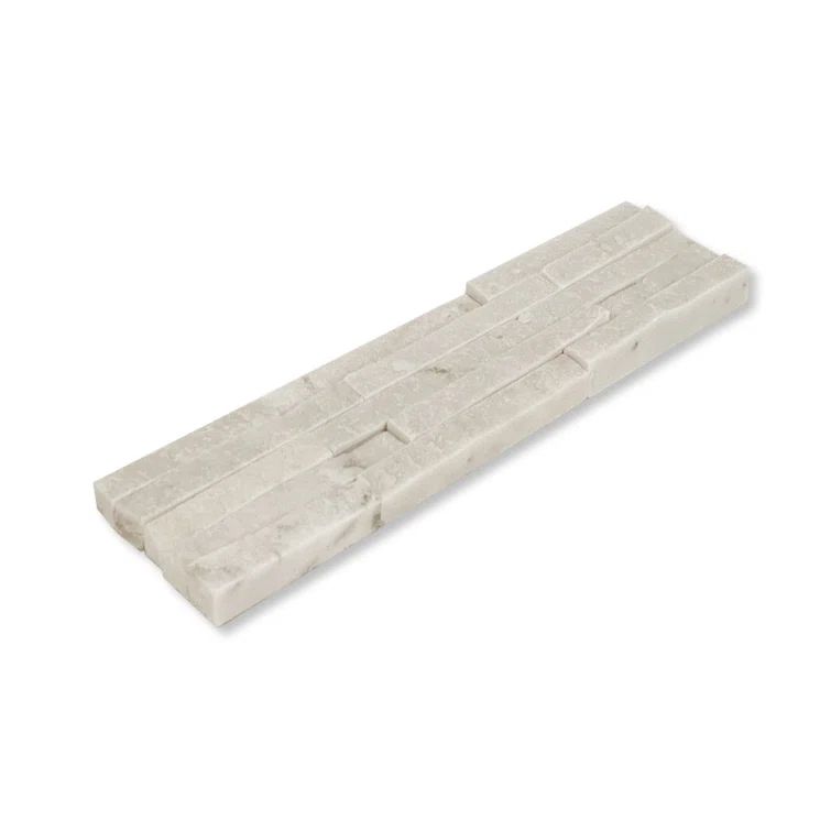 Slender Split Face Textured Marble 3x12 Wall Tile