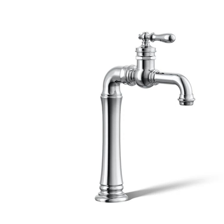 Artifacts Polished Chrome Single-Handle Modern Bathroom Faucet