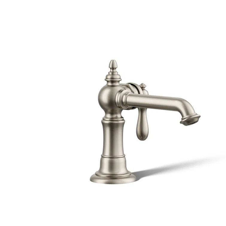 Artifacts Vibrant Brushed Nickel Single-Hole Bathroom Faucet