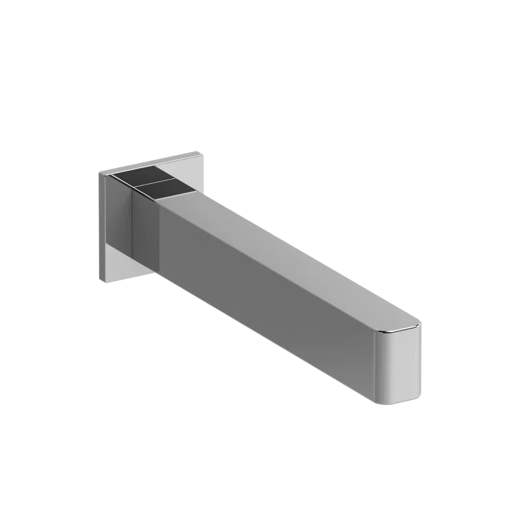 Modern Chrome Wall Mounted Tub Spout
