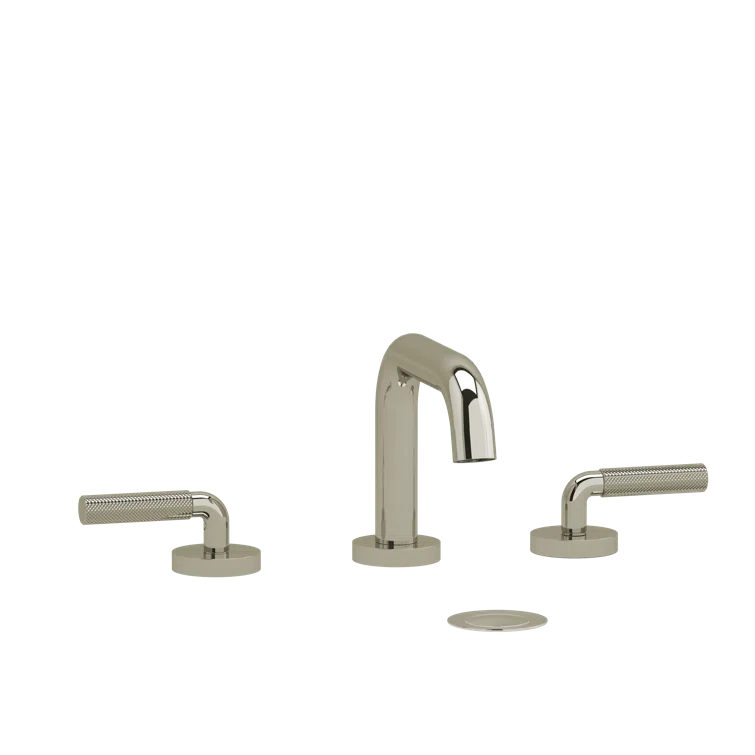 Polished Nickel U-Spout Widespread Lavatory Faucet