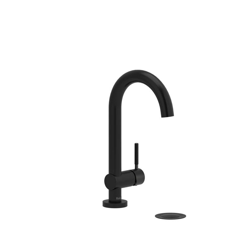 Riu Urban Transitional Black Single Handle Bathroom Sink Faucet