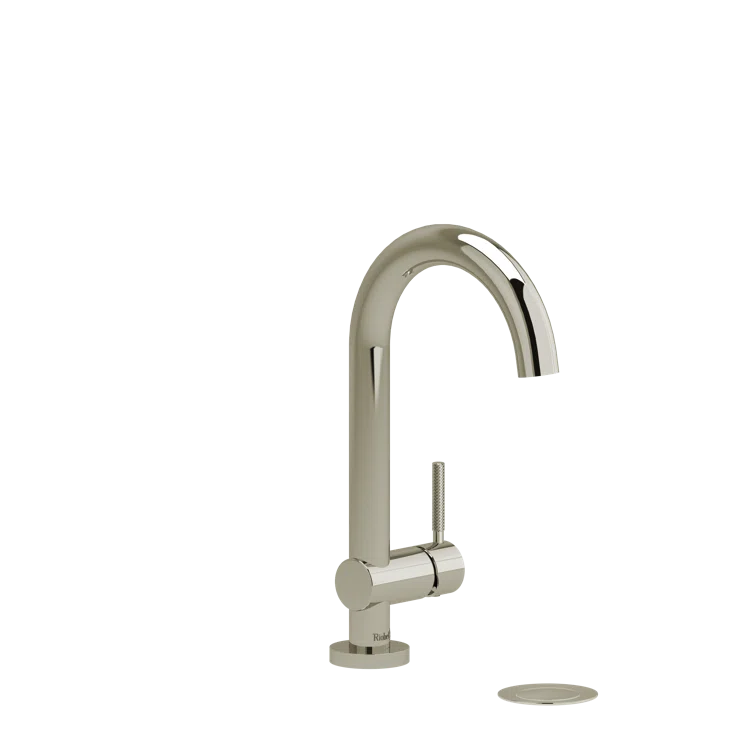 Polished Nickel Single Handle Deck Mounted Faucet