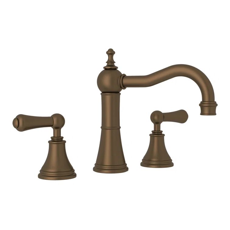 Polished Nickel Traditional Widespread Brass Faucet