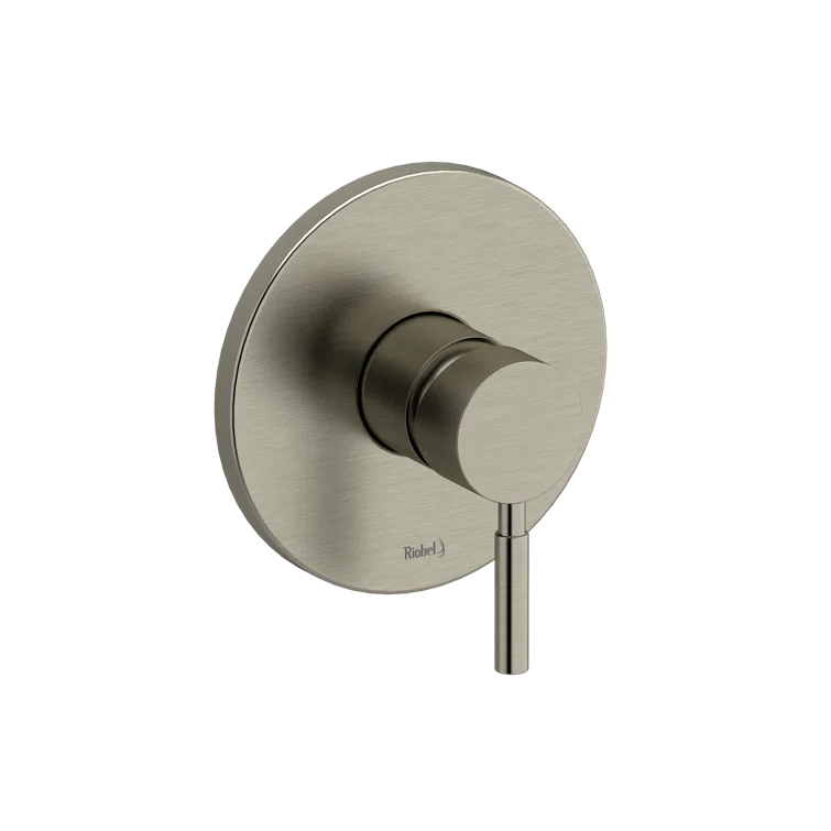 Urban Minimalist Brushed Chrome Wall-Mounted Shower Lever