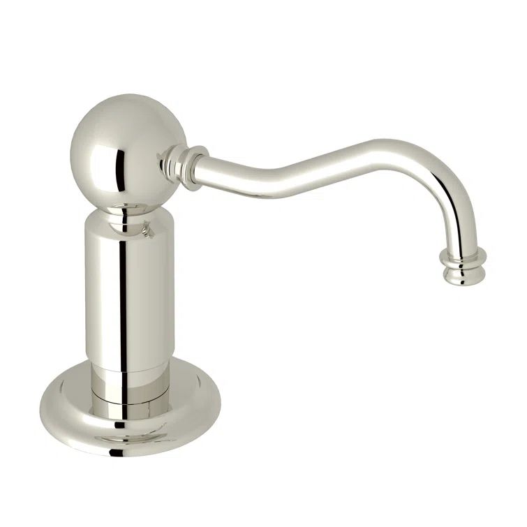 Polished Nickel Modern Soap and Lotion Dispenser