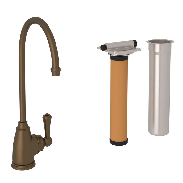 Polished Nickel Traditional Brass Kitchen Faucet