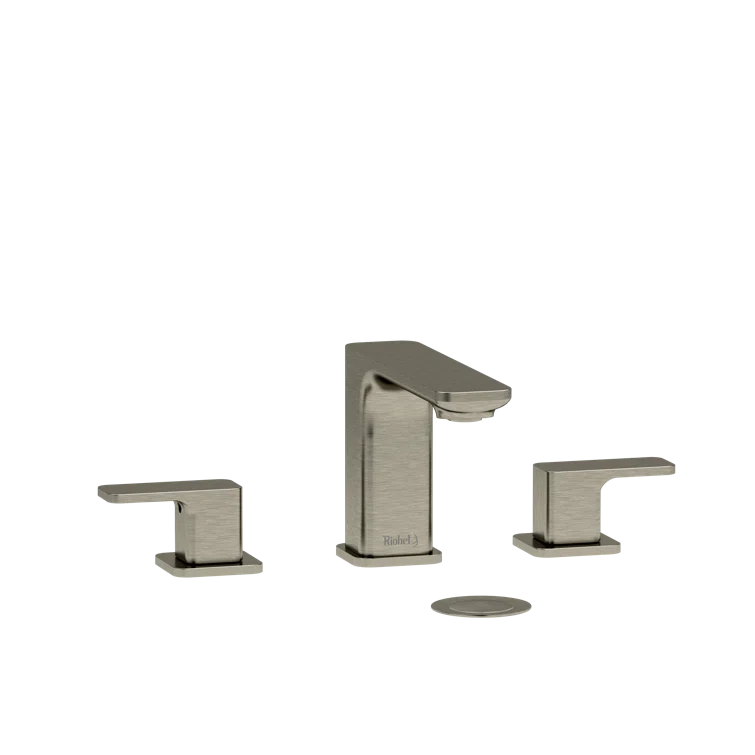 Equinox Modern Widespread Bathroom Faucet in Brushed Nickel