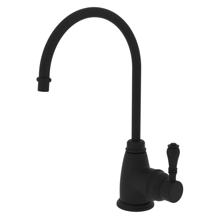 Polished Nickel Traditional Deck Mounted Kitchen Faucet