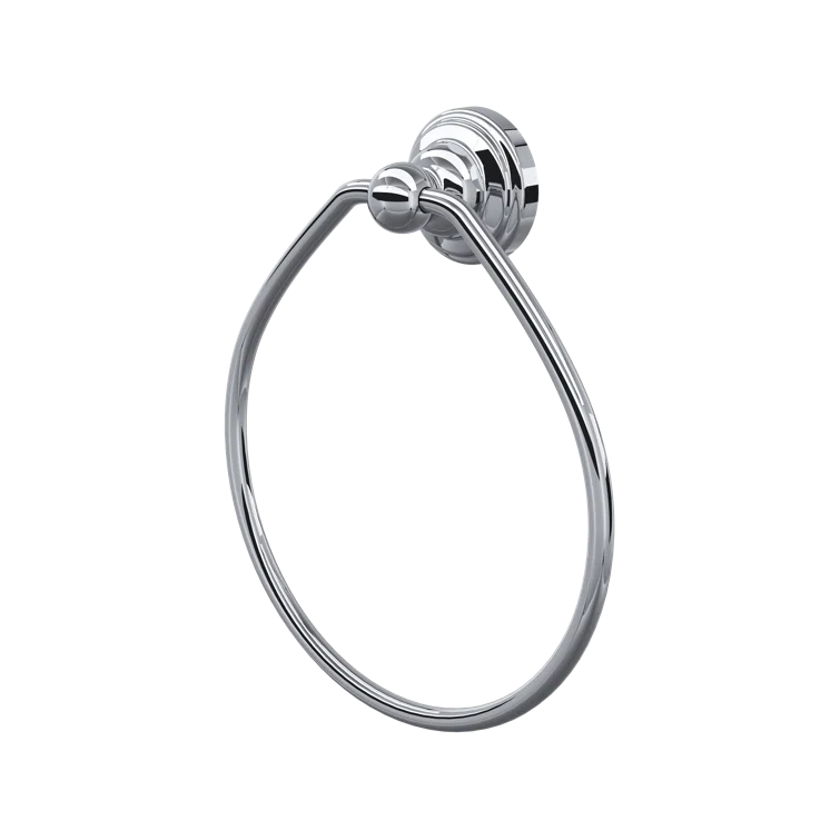 Polished Nickel Traditional Wall Mounted Towel Ring