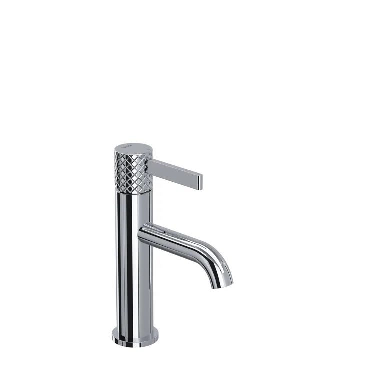 Tenerife Polished Nickel Brass Single Hole Bathroom Faucet