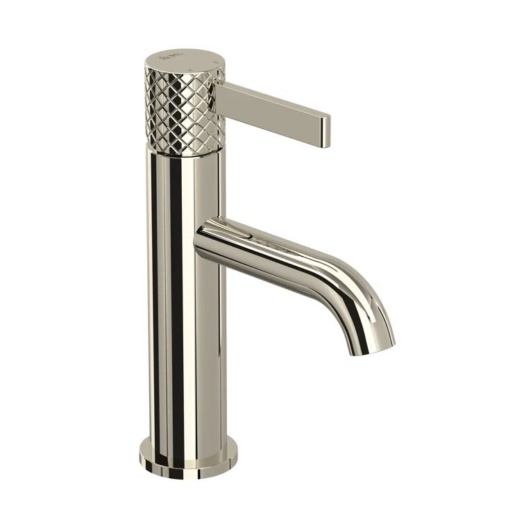 Polished Nickel Single Hole Brass Bathroom Faucet