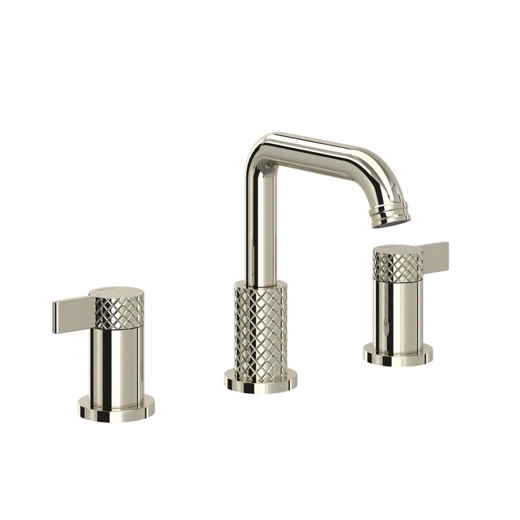 Polished Nickel Transitional Widespread Lavatory Faucet