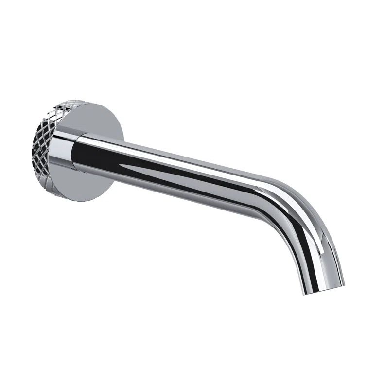 Tenerife Transitional Polished Nickel Wall Mount Tub Spout