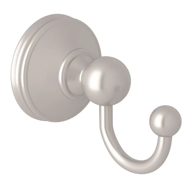 Polished Nickel Traditional Wall Mount Robe Hook