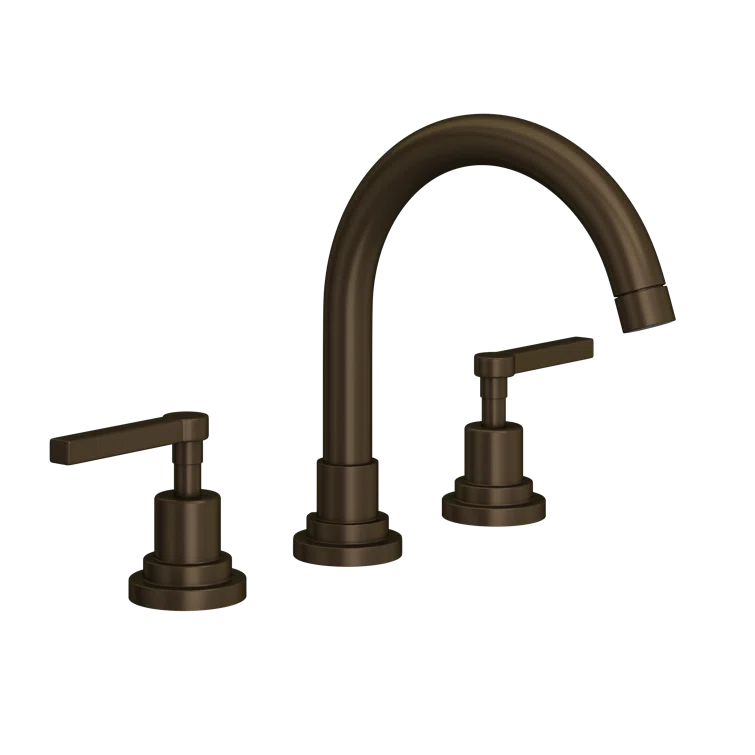 Elegant Lombardia 8'' Polished Nickel Widespread Bathroom Faucet with Crystal Handles