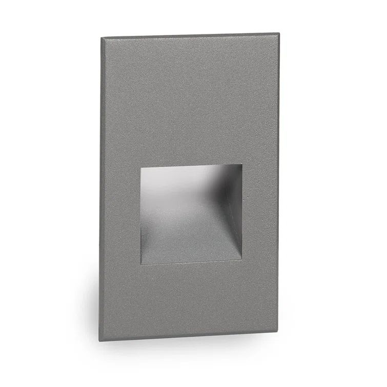 Sleek Graphite LEDme 5" Dimmable Vertical Step Light
