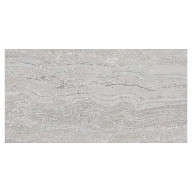Silver Rectified Matte Porcelain 12x24 Floor and Wall Tile