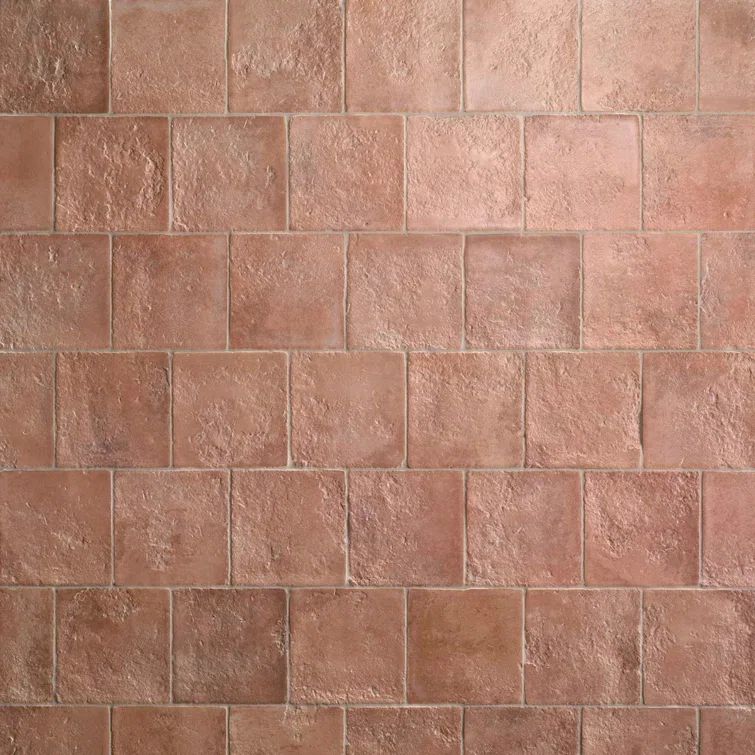Terracotta Textured Ceramic Wall Tile for Kitchen and Bathroom