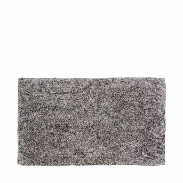 Satellite Taupe Braided Cotton Reversible Bath Mat 39" x 24"