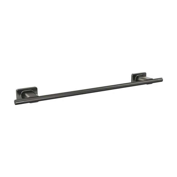 Bronx Gunmetal Wall Mounted 18-inch Industrial Towel Bar