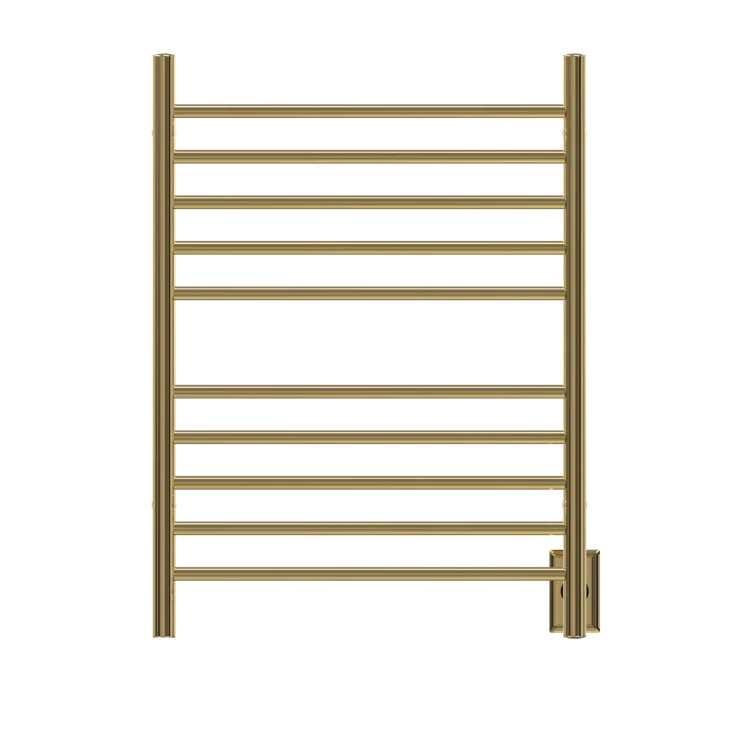 Polished Gold Stainless Steel Wall Mounted Towel Warmer